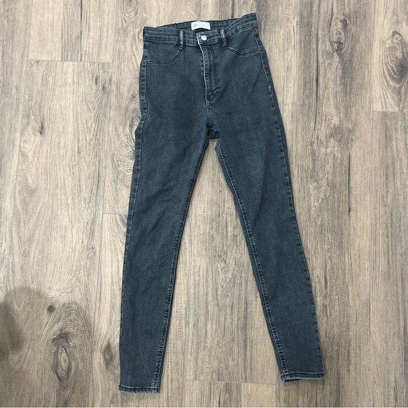 Zara Anthracite Grey Elastic Jeggings - Picture 4 of 10
